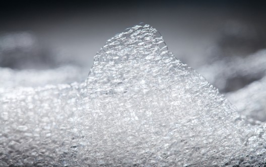 Soap foam, suds, shower. soft focus. macro