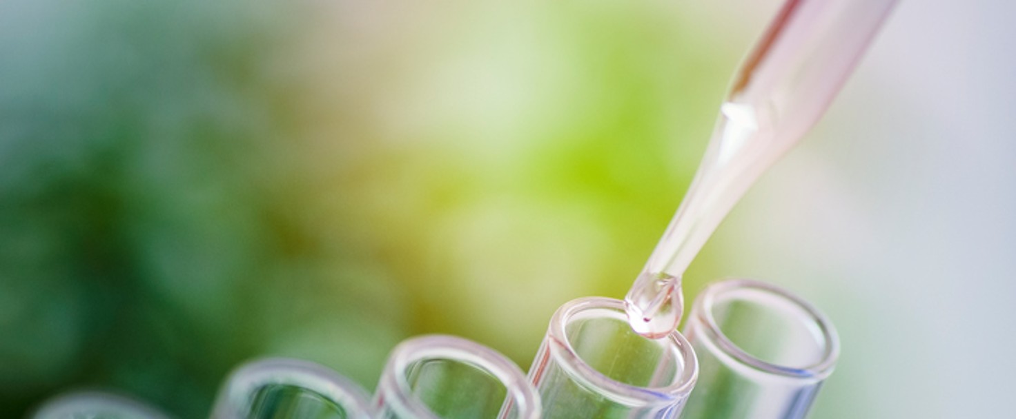 scientific experiments, Laboratory equipment and test tubes- science concept
