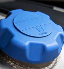   Adblue tank plug closeup