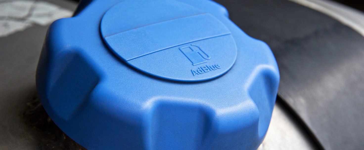 Adblue tank plug closeup