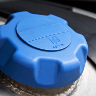 Adblue tank plug closeup