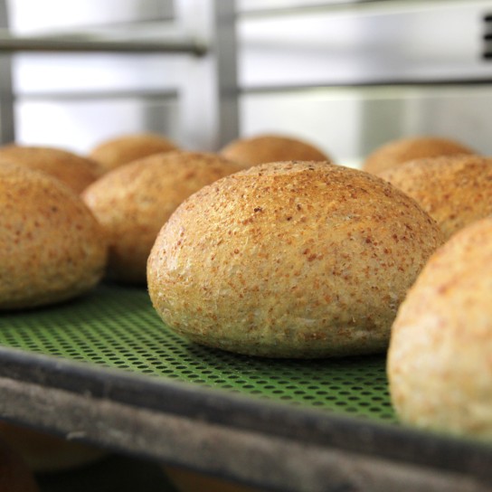 Baked rolls in Brenntag Food Application lab in Zgierz
