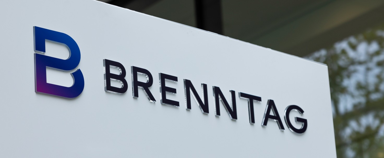 Brenntag signage outside office