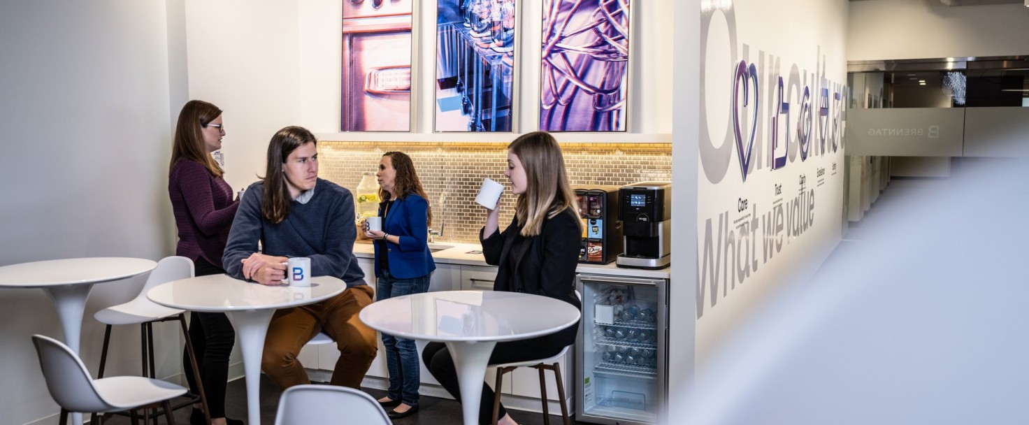 During the coffee break, Wayne, USA