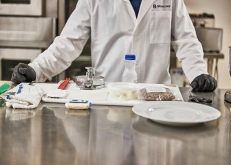 Brenntag expert preparing the testing, Allentown, USA