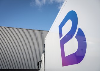 Brenntag logo on a truck, Rotterdam, The Netherlands