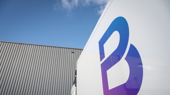 Brenntag logo on a truck, Rotterdam, The Netherlands