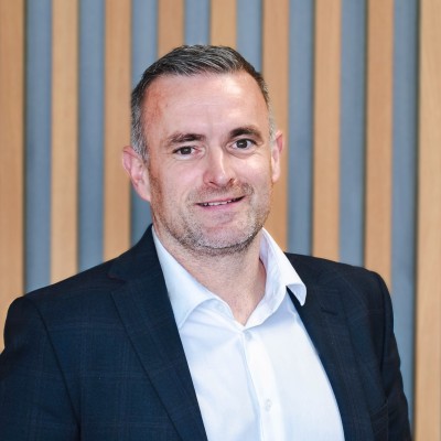 Porträtbild des Geschäftsmannes Gearoid O'Rourke