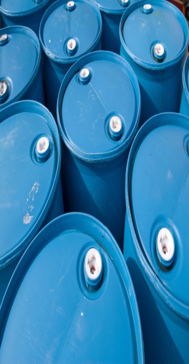 Blue barrels