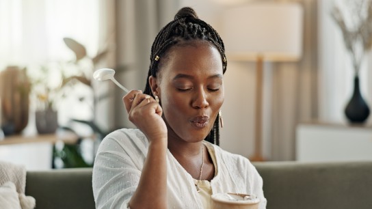 Woman eating