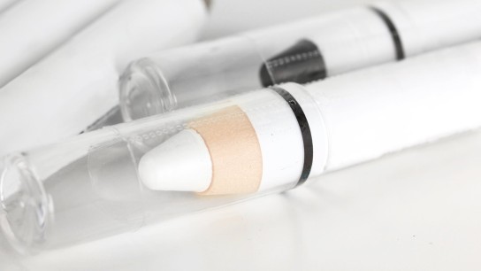 Eyeliners , closeup on white