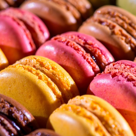 naturally colored soft candy in glass jar