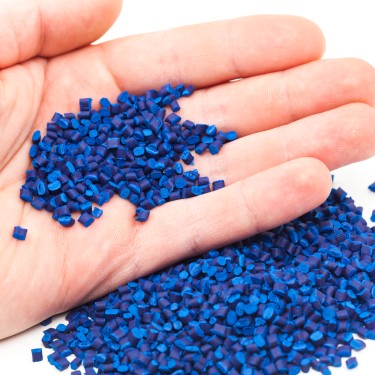 blue synthetic material for plastic industry