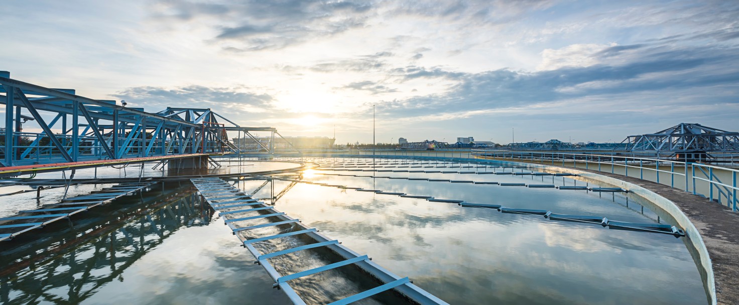 The Solid Contact Clarifier Tank type Sludge Recirculation proce