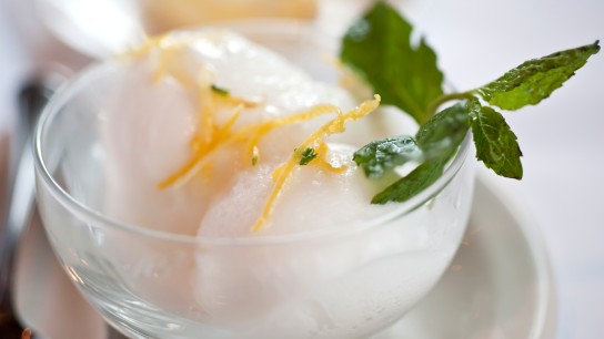 italian lemon sorbet
