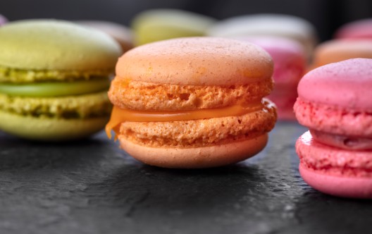 Multicolored Macaroons. Patisserie Stock Photo.
GettyImages-1317329494.jpg