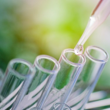 scientific experiments, Laboratory equipment and test tubes- science concept