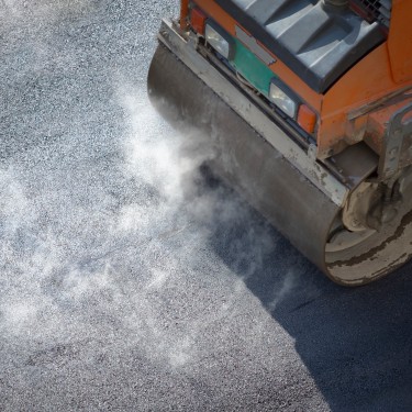 Heavy Vibration roller compactor at asphalt pavement works for road repairing
GettyImages-131870908.jpg