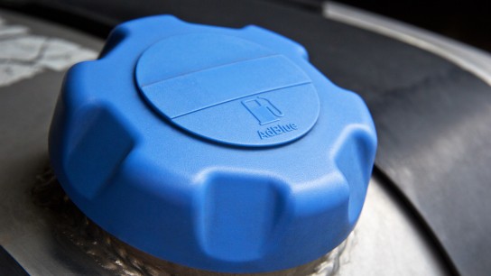 AdBlue tank plug close up