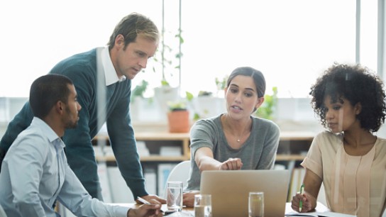 Business people in a meeting