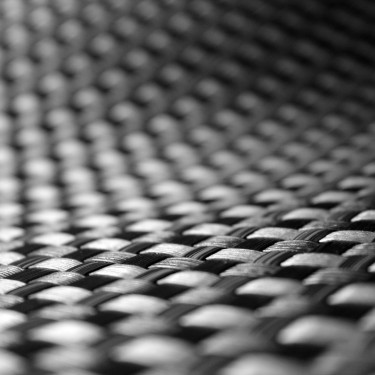 Close up of grey plastic fabric