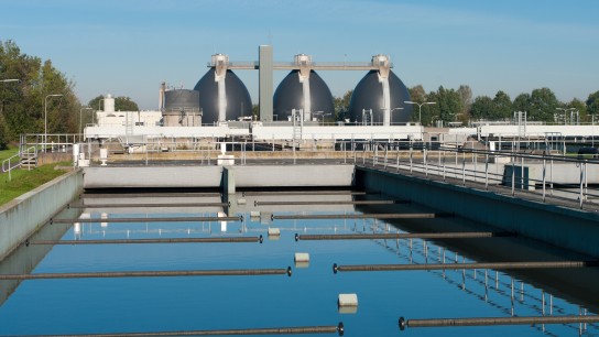 Waste water plant