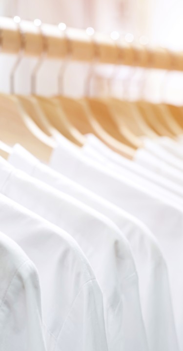 White clothing store in the mall